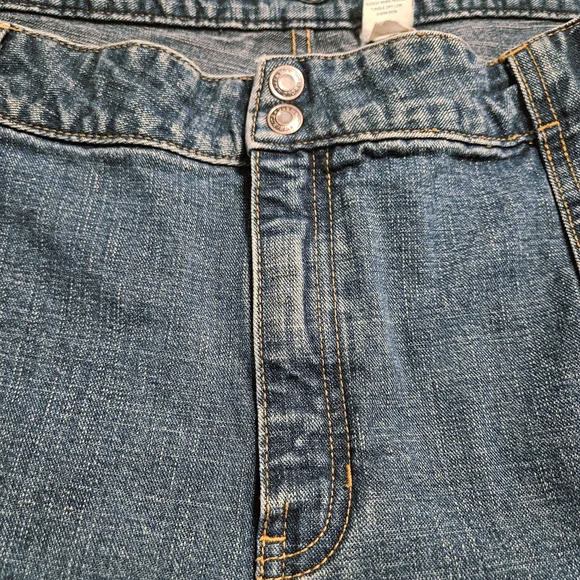 Old Navy Denim Blue Jeans Women's Size 20 Medium Wash Y2K Fall 2002 - Picture 6 of 14